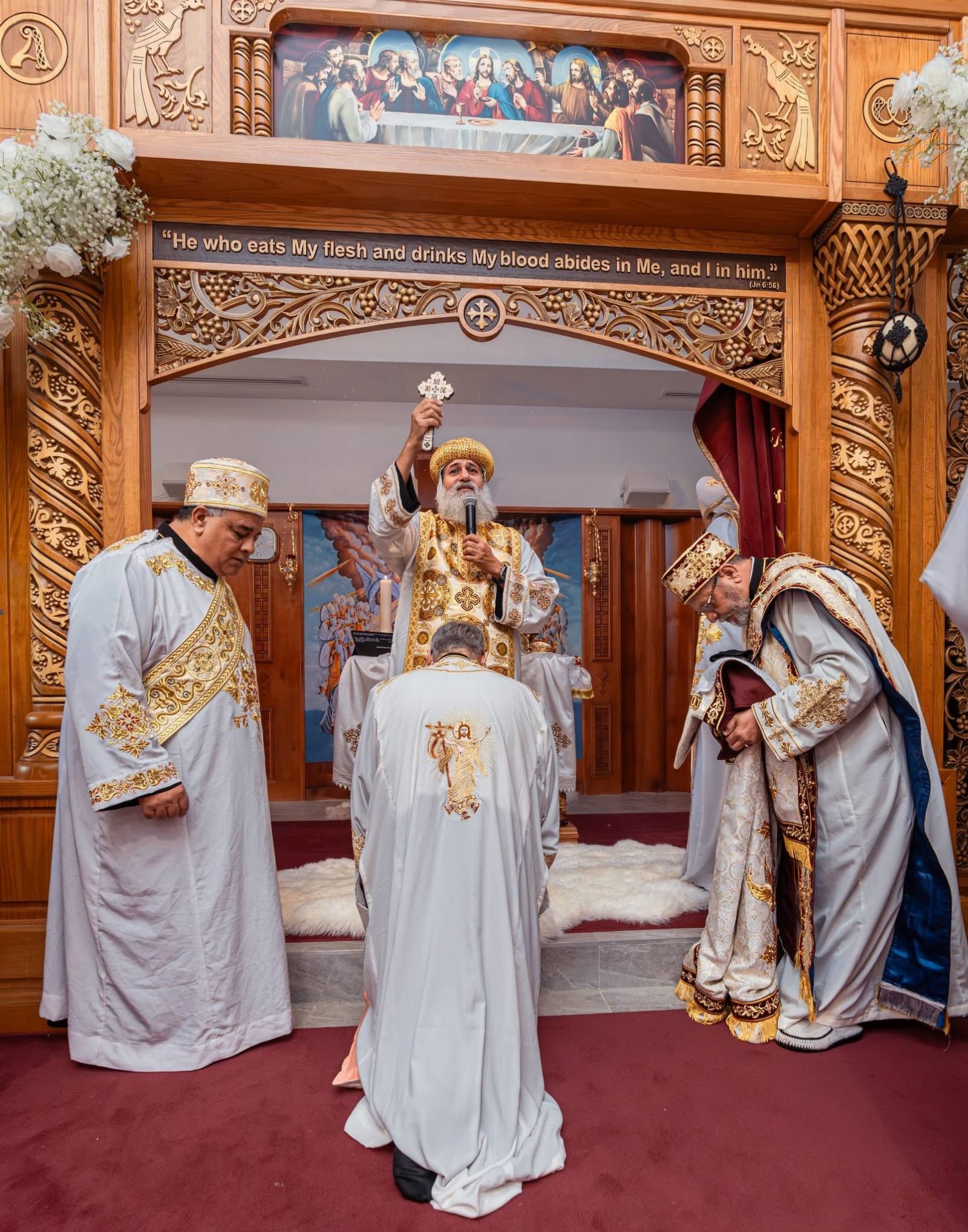 The Elevation of Fr. Tadrous Saleab to the Rank of Hegumen