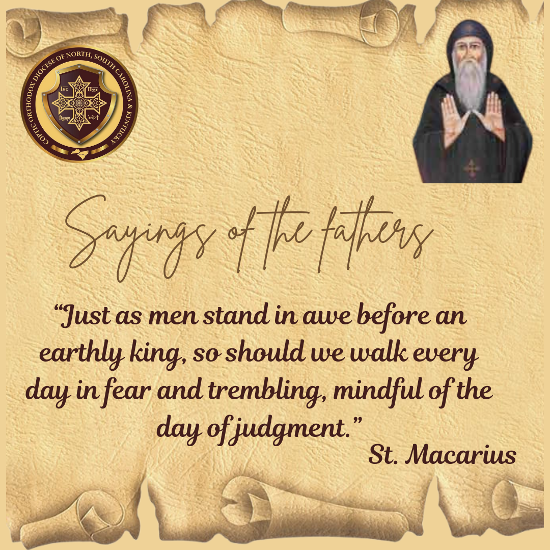 Saying by St. Macarius the Great