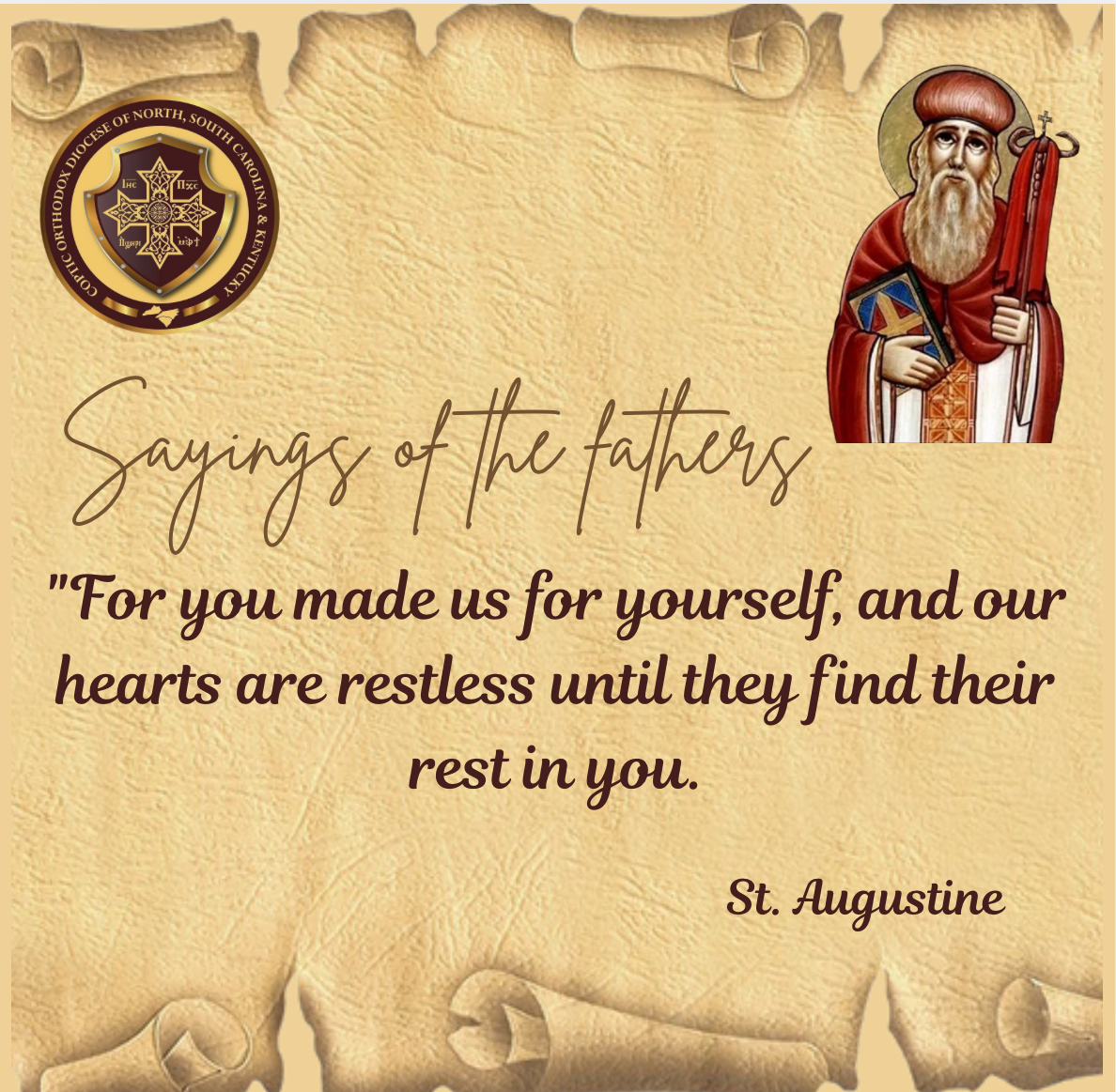 Saying by St. Augustine
